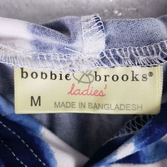 Bobbie Brooks Ladies Tie-Dye Hooded Sleeveless Midi Dress Size M - Picture 5 of 7